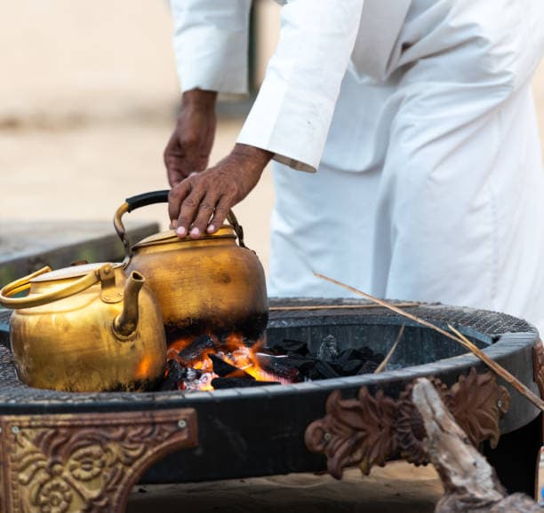 Bedouin Daily Life Experience - Arabic Coffee Making